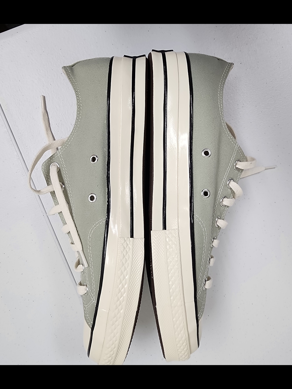 Converse Canvas Low-Top Sneakers with Cream Toe - Picture 4 of 6